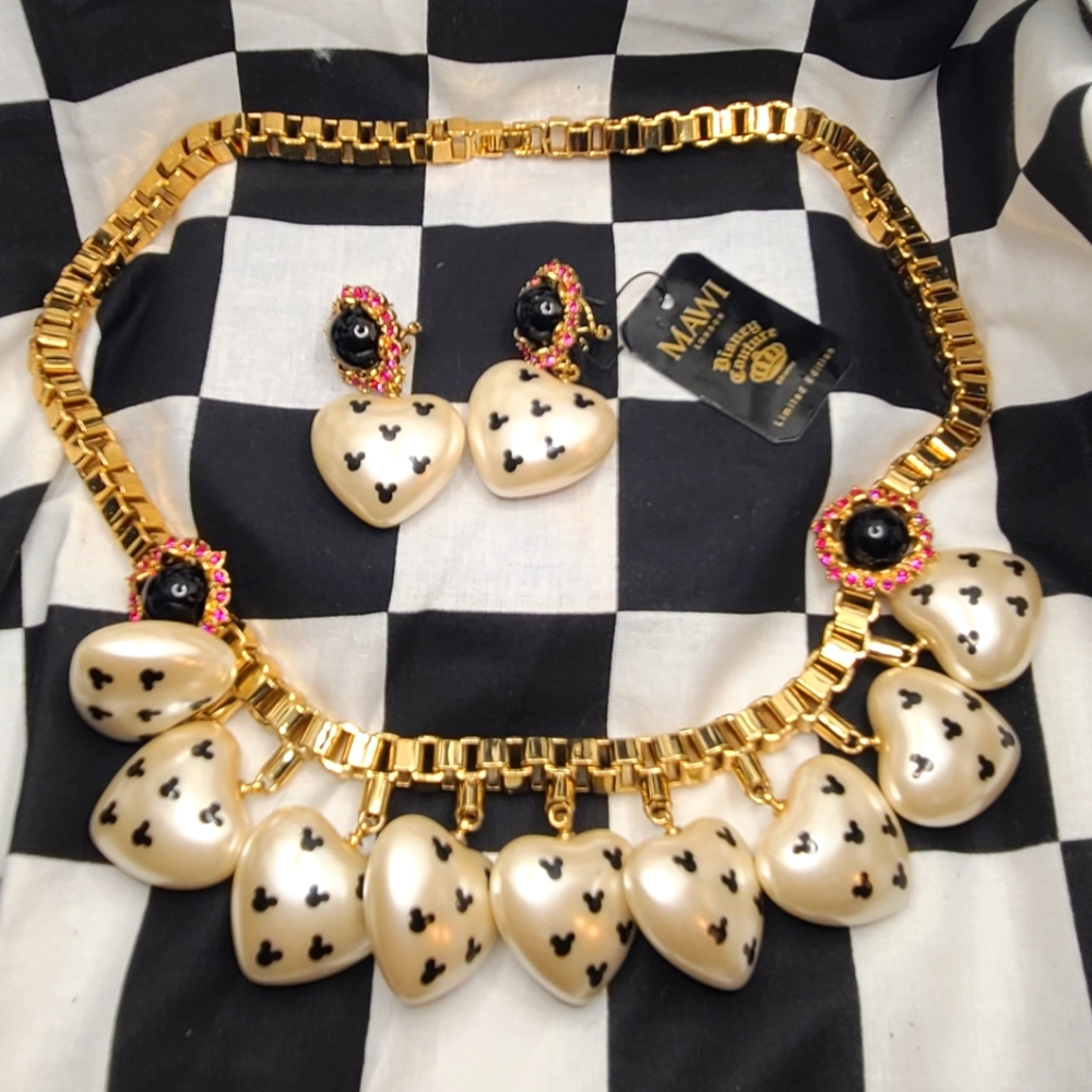 Disney Couture Limited Edition Necklace and Earring set